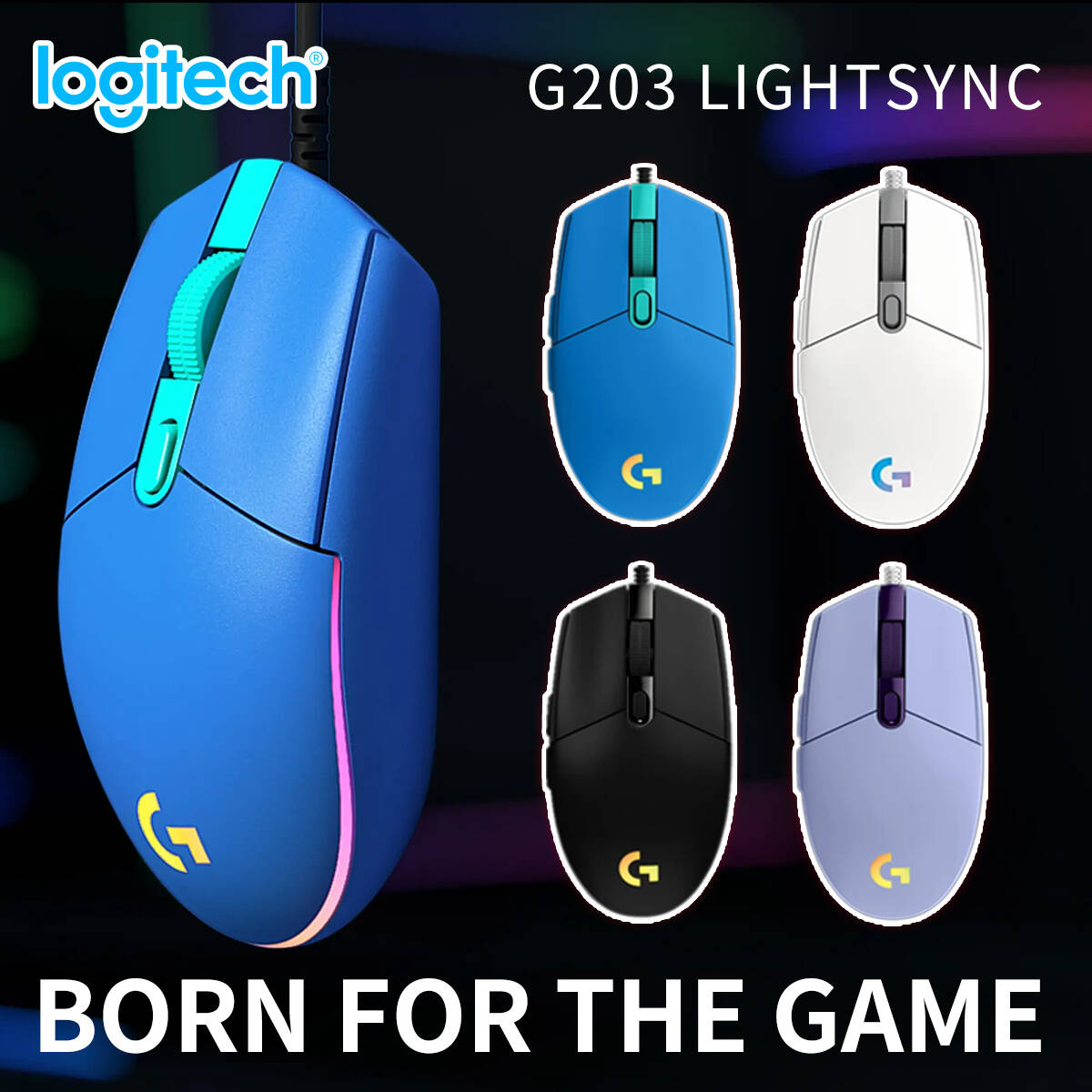 로지텍 G203 유선 게이밍 마우스 내구성 있는 케이스 - Logitech Mouse G203 리뷰 및 가격