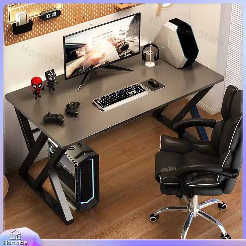 현대적인 미니멀리스트 컴퓨터 책상 (홈 오피스, 게임, - Desk Setup Height 리뷰 및 가격
