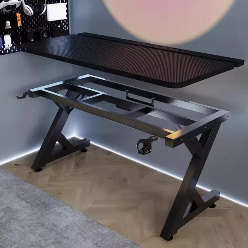 Q 미니멀리스트 블랙 컴퓨터 책상 디자인 고급형 노트북 - Desk Setup Notebook 리뷰 및 가격