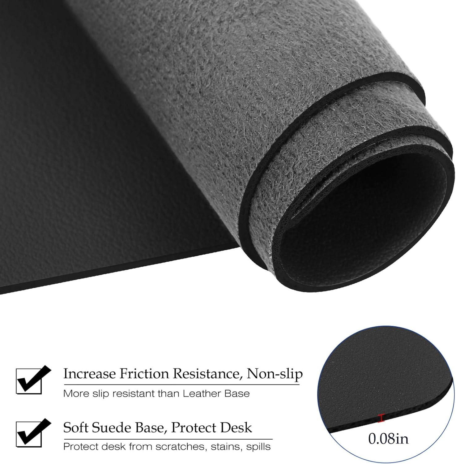 대형 가죽 데스크 패드, 사무실 책상 매트 PU 가죽  - Desk Pad Leather Large 리뷰 및 가격