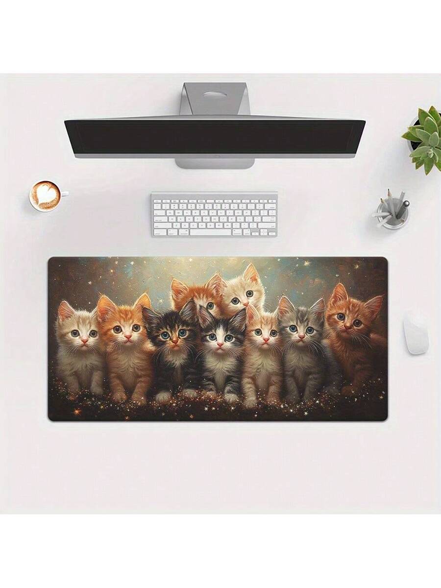 귀여운 새끼 고양이 게임용 마우스 패드 데스크 매트 미 - Desk Setup Laptop And Pc 리뷰 및 가격