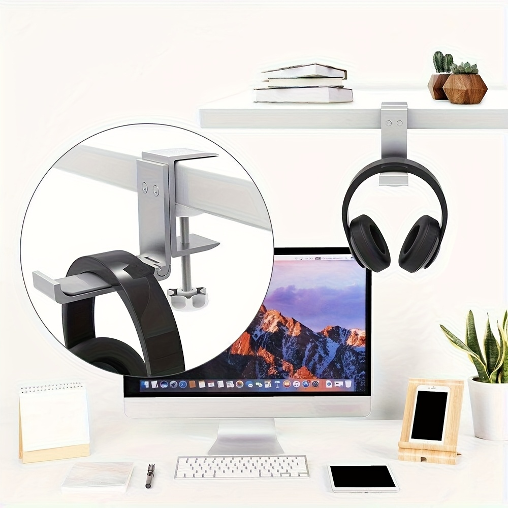 올알루미늄 접이식 책상 아래 헤드폰 거치대, 헤드셋,  - Headphone Hook Under 리뷰 및 가격