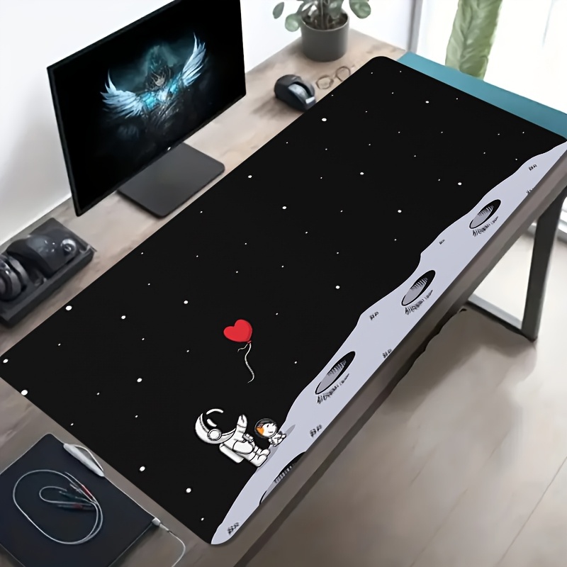 우주비행사 달 우주 대형 게이밍 마우스 패드 PC 노트 - Desk Setup Laptop And Pc 리뷰 및 가격