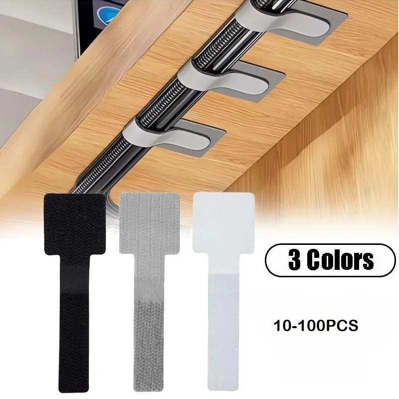새로운 재사용 가능한 케이블 타이 벨크로 타이 자체 접 - Cable Velcro Strap 리뷰 및 가격