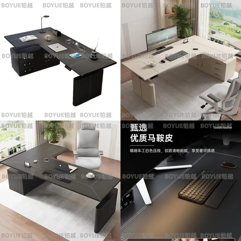 L자형 전동 높이 조절 코너 책상, 수납공간이 있는 가 - Desk Setup Corner 리뷰 및 가격