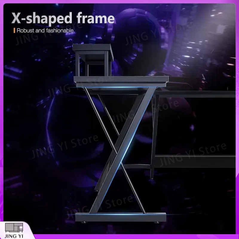 모니터 스탠드가 있는 L자형 게이밍 책상 127x127 - Desk Setup Corner 리뷰 및 가격