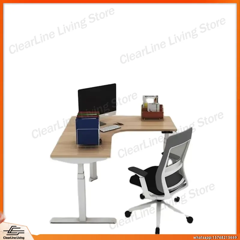 L자형 전동 높이 조절 게이밍 책상, 듀얼 모터 시트  - Desk Setup Height 리뷰 및 가격