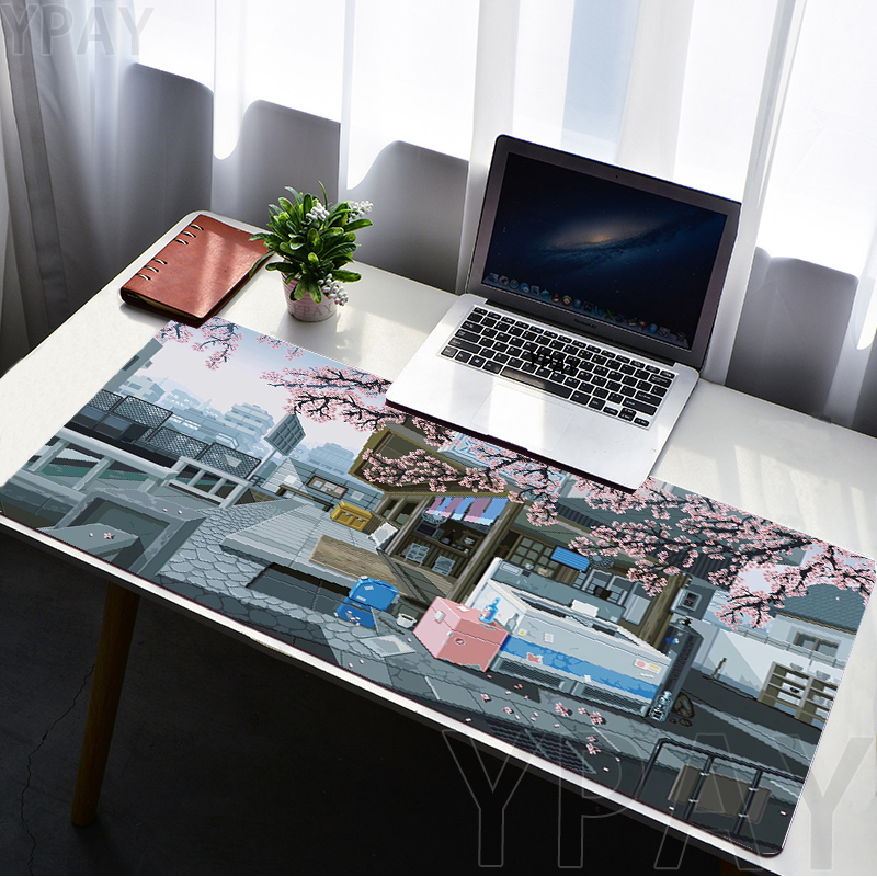 픽셀 마우스 패드, 일본 스트리트 대형 게이머 마우스  - Zelda Desk Setup 리뷰 및 가격