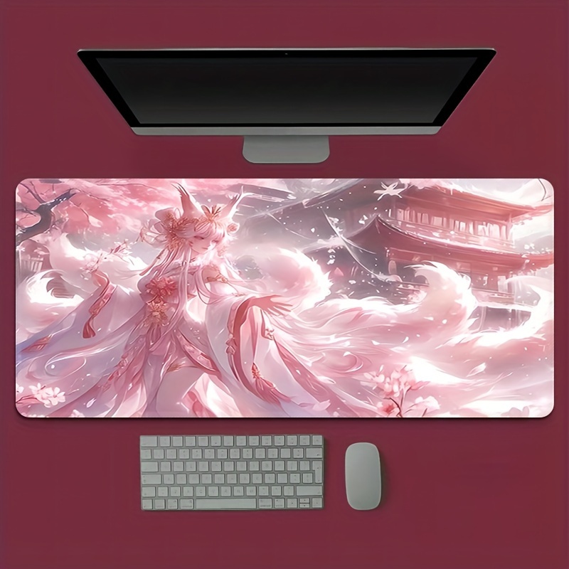 애니메이션 여우 소녀 데스크 매트, 마법같은 데스크 세 - Desk Setup Aesthetic 리뷰 및 가격