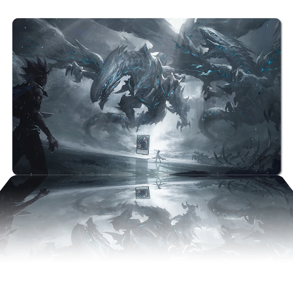 유기오 플레이매트 네오 블루아이즈 얼티밋 드래곤 TCG - Desk Setup Blue 리뷰 및 가격