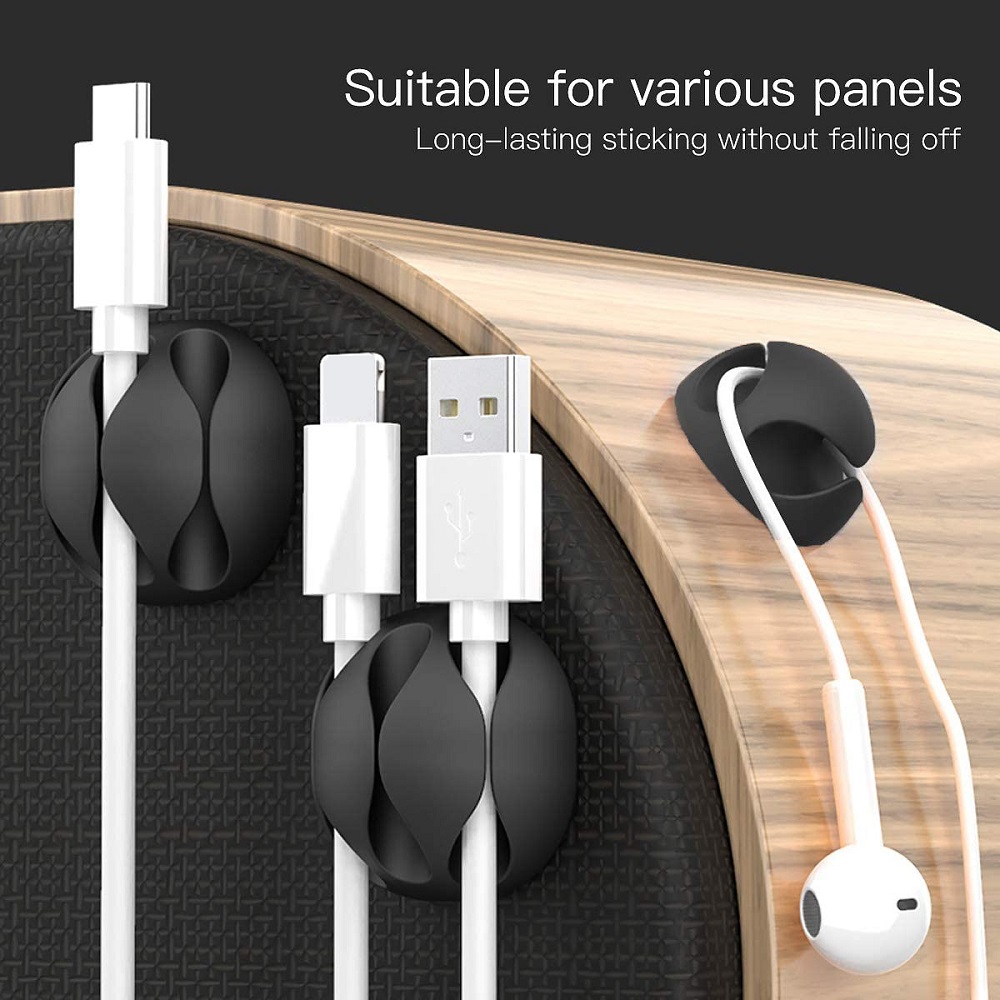 케이블 정리기 실리콘 케이블 와인더, 데스크탑 벽면 케 - Headphone Hook Under 리뷰 및 가격