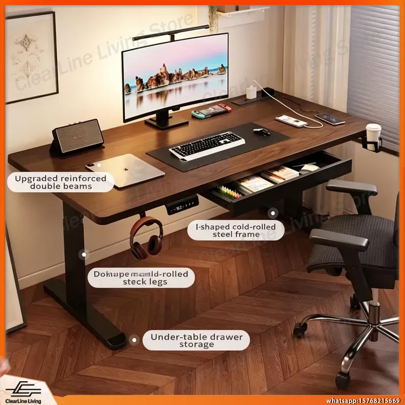 전동 높이 조절 게이밍 책상 (듀얼 모터 리프트 시스템 - Desk Setup Height 리뷰 및 가격