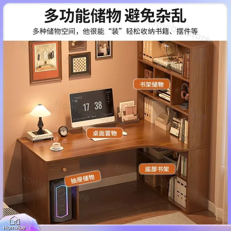 L자형 컴퓨터 책상, 책꽂이 수납 코너 책상, 홈 오피 - Desk Setup Corner 리뷰 및 가격
