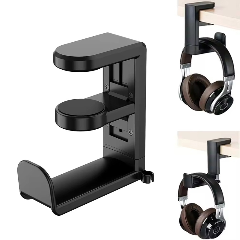 범용 게이밍 헤드폰 스탠드 헤드셋 걸이 홀더 조절 가능 - Headphone Hook Under 리뷰 및 가격
